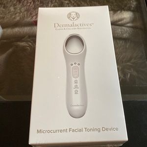 Dermalactives Microcurrent Facial Toning Device Elastin & Collagen Rejuvenation